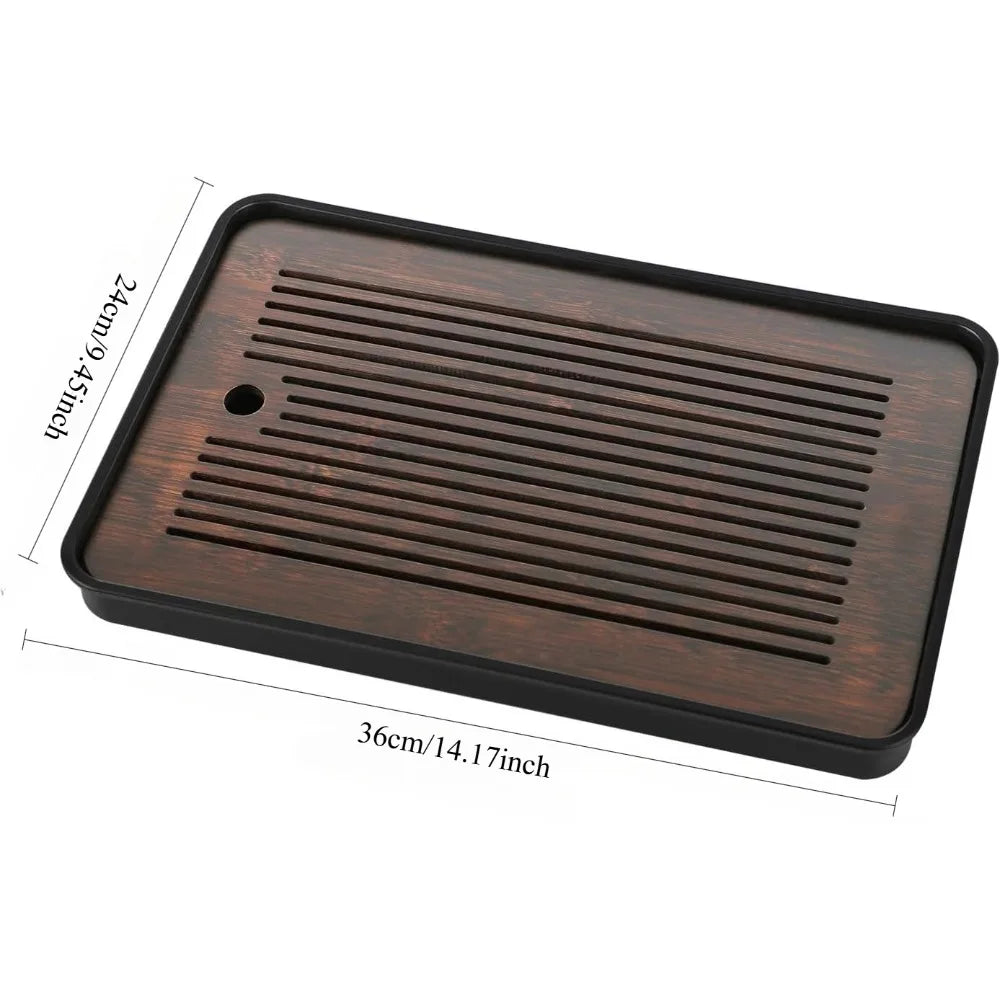 Plateau à thé japonais en bois by Tea’me